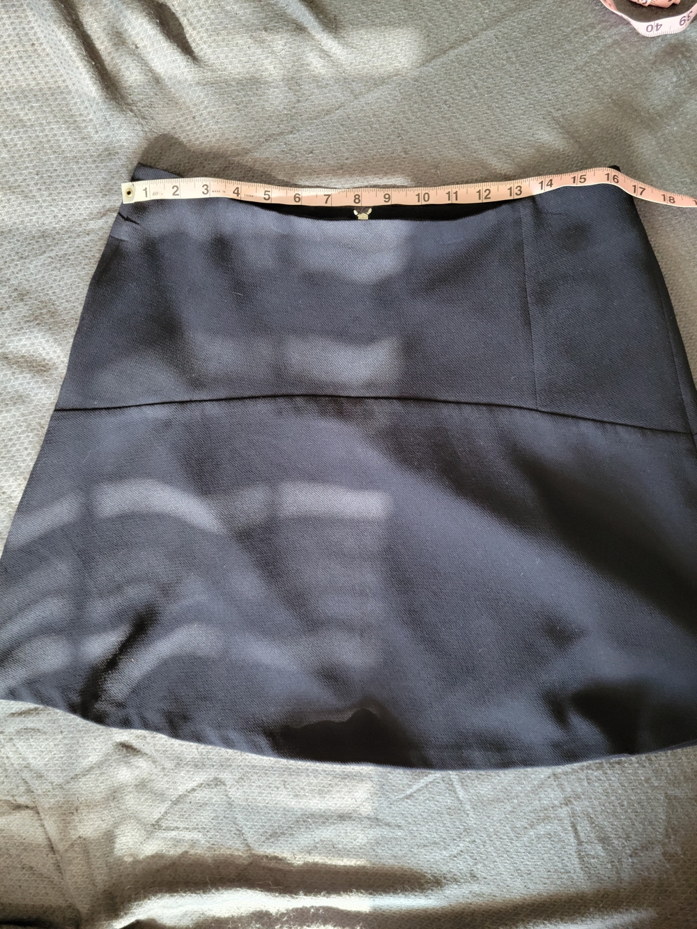 Vince Camuto Navy A-Line Skirt - Picture 6 of 12
